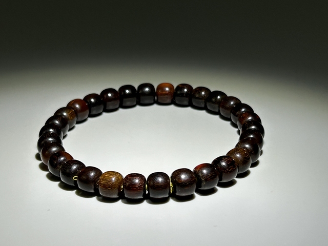 古玩雜項披毛犀手串真品鑒賞圖