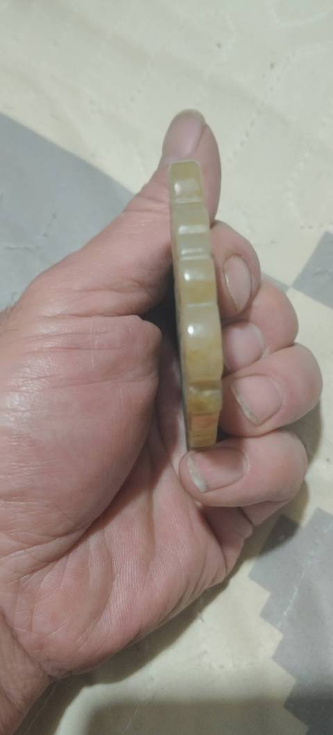 古玩玉器和田玉牌真品鑒賞圖