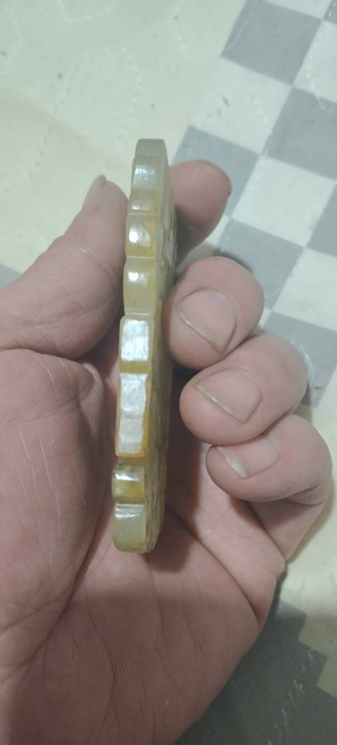 古玩玉器和田玉牌真品鑒賞圖