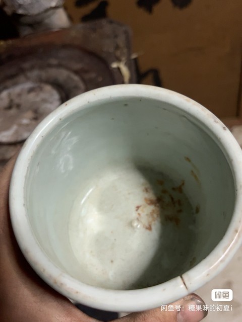 古玩陶瓷青花雙龍戲珠紋香爐真品鑒賞圖