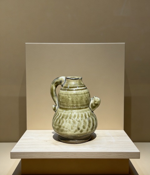 古玩陶瓷唐·壽州窯葫蘆執(zhí)壺拍賣，當(dāng)前價(jià)格500元