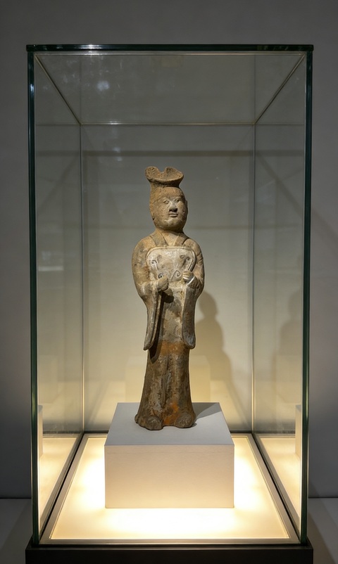 古玩陶瓷隋唐·文官俑拍賣，當(dāng)前價(jià)格25000元