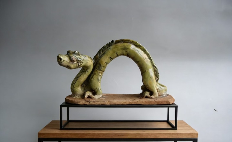 古玩陶瓷宋三彩·川窯龍拍賣，當前價格80000元