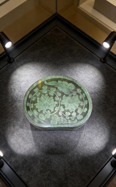 古玩陶瓷宋·綠牡丹枕拍賣，當前價格65000元