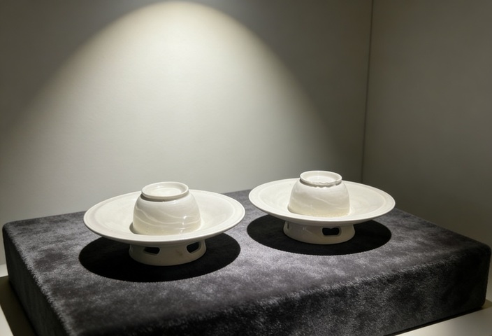 古玩陶瓷北宋·定窯盞托一套拍賣，當前價格250000元