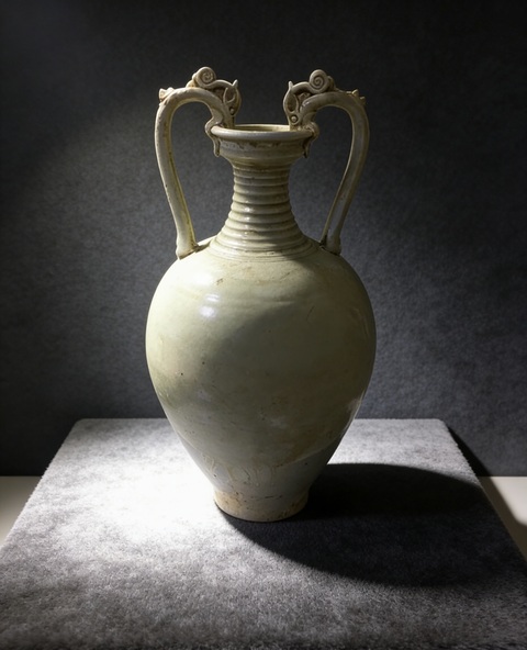 古玩陶瓷隋唐·雙龍尊拍賣，當前價格68000元