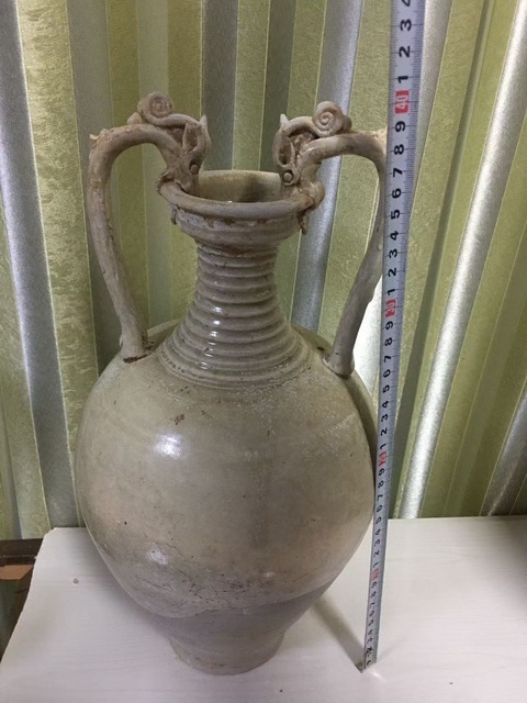 古玩陶瓷隋唐·雙龍尊拍賣，當前價格68000元