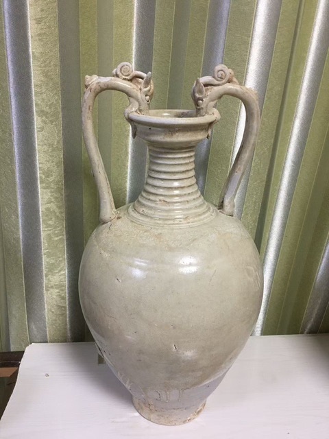 古玩陶瓷隋唐·雙龍尊拍賣，當前價格68000元