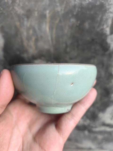 古玩陶瓷館藏級珍品南宋龍泉官窯青瓷芒口盞拍賣，當前價格9998元