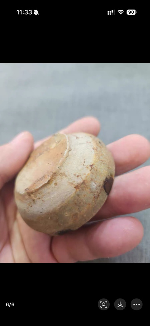 古玩陶瓷東晉晚期到南朝早青釉點褐彩小碗真品鑒賞圖