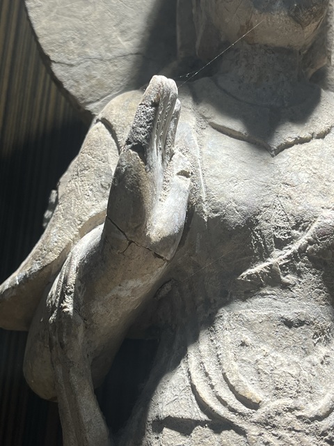 古玩雜項青石佛造像真品鑒賞圖