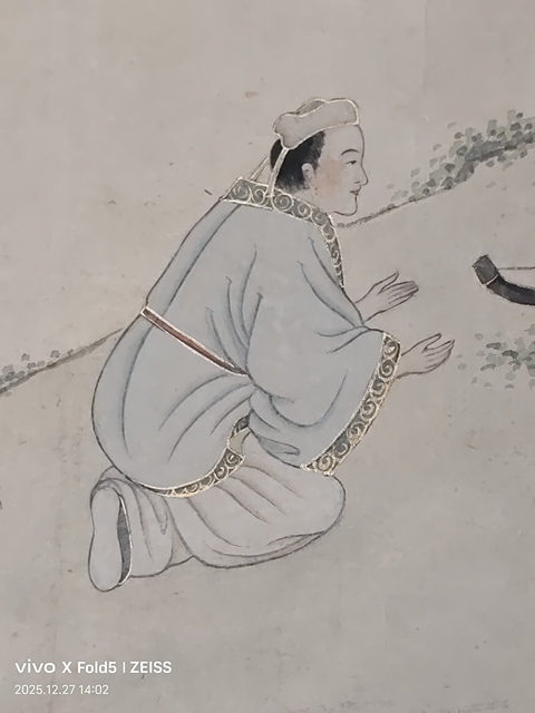 古玩字畫馮超然款山水立軸真品鑒賞圖