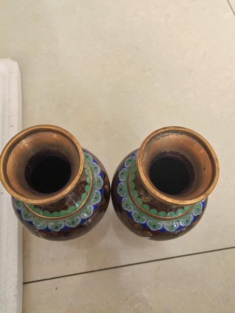 古玩銅器銅瓶真品鑒賞圖