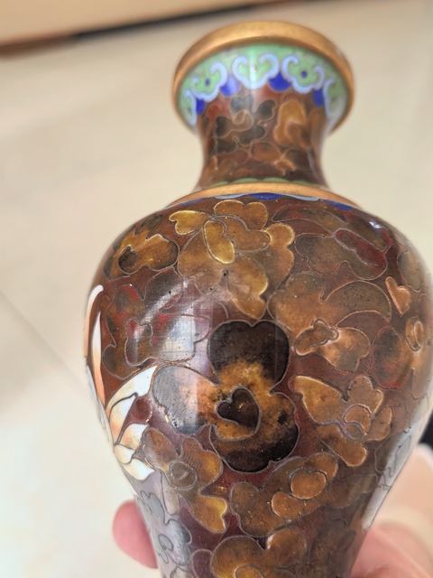 古玩銅器銅瓶真品鑒賞圖