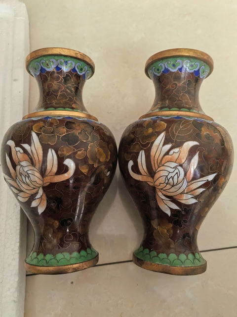 古玩銅器銅瓶真品鑒賞圖