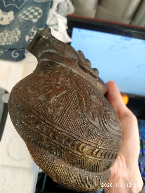 古玩銅器銅擺件真品鑒賞圖