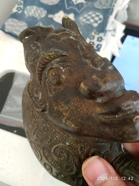 古玩銅器銅擺件真品鑒賞圖