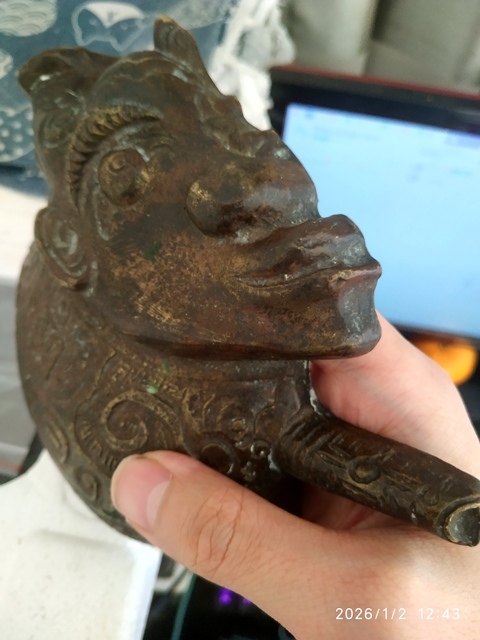 古玩銅器銅擺件真品鑒賞圖