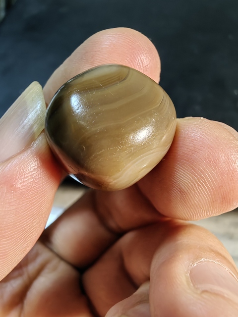 古玩玉器老瑪瑙珠真品鑒賞圖