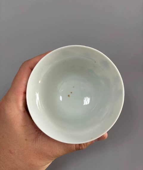 古玩陶瓷青花山水人物紋碗真品鑒賞圖