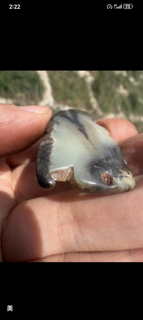 古玩玉器仿商周時期玉鳥形佩真品鑒賞圖