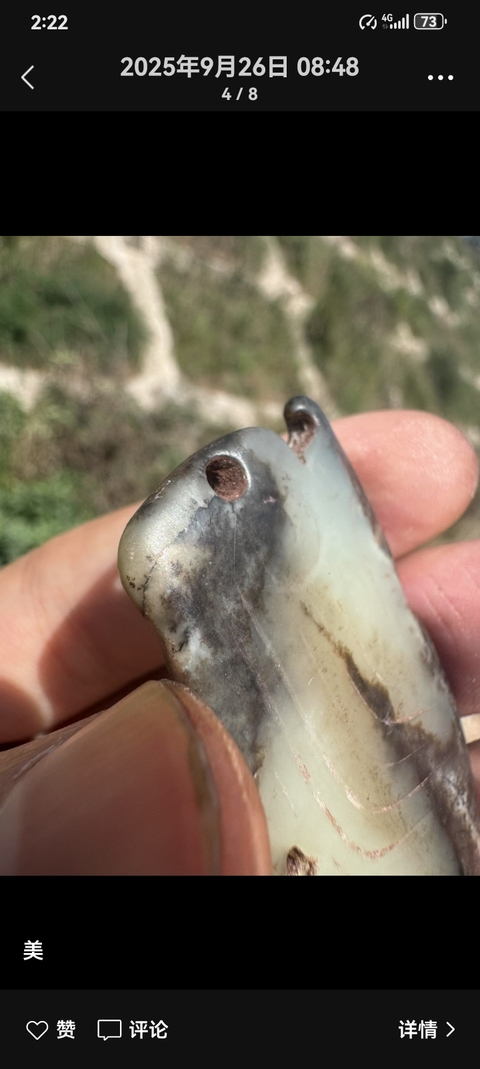 古玩玉器仿商周時期玉鳥形佩真品鑒賞圖