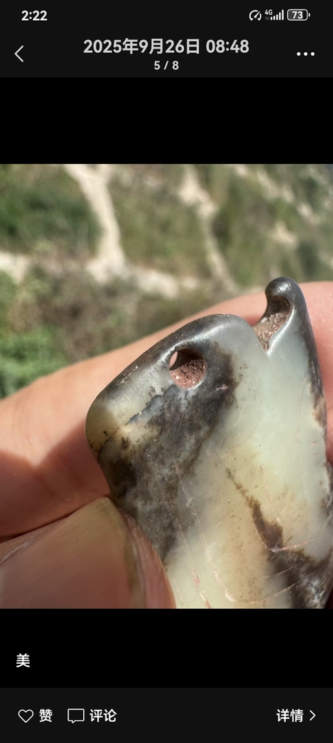 古玩玉器仿商周時期玉鳥形佩真品鑒賞圖