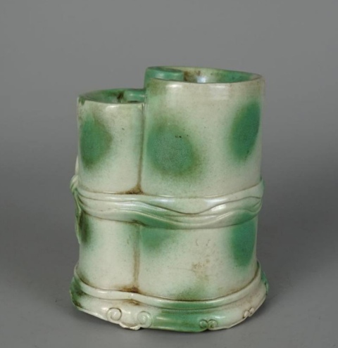 古玩陶瓷瓷筆筒真品鑒賞圖