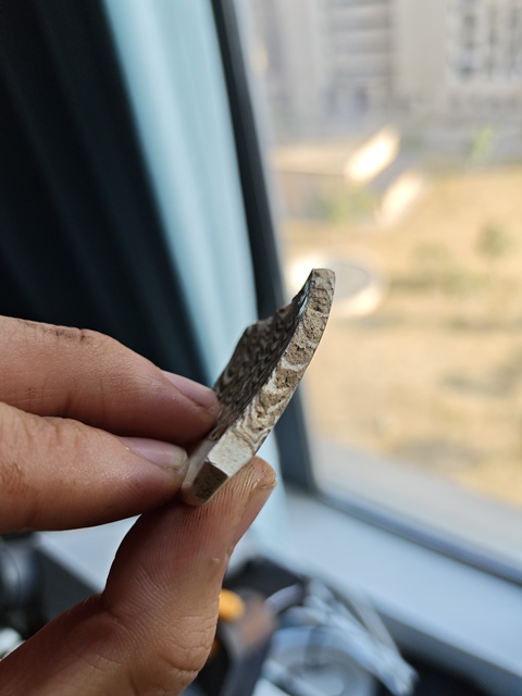 古玩陶瓷當陽峪窯絞胎標本真品鑒賞圖