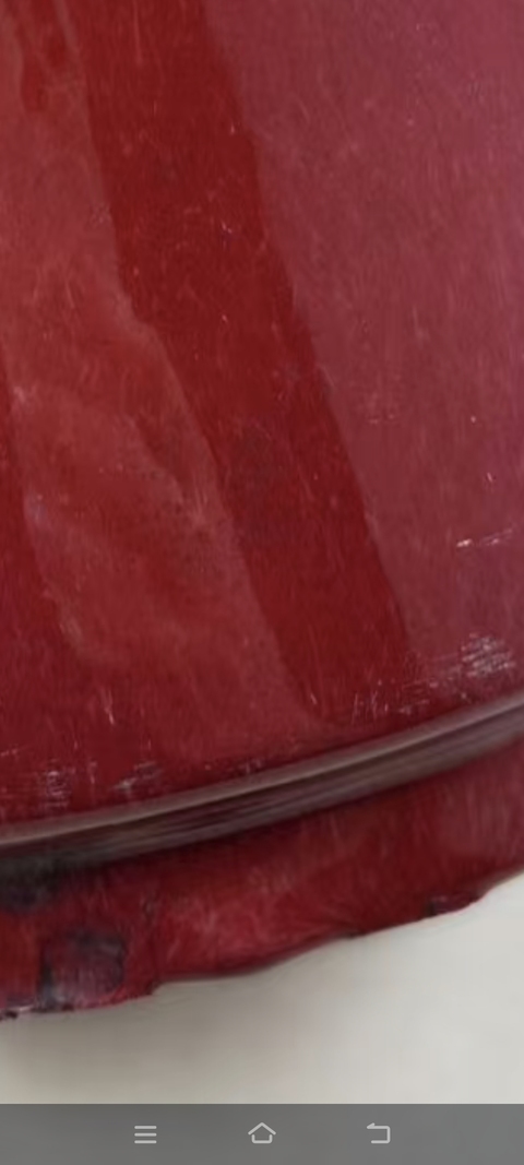 古玩陶瓷紅釉爐真品鑒賞圖