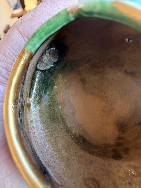 古玩陶瓷宋金當陽峪窯綠釉水盂真品鑒賞圖