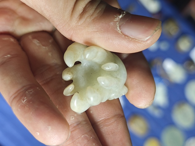 古玩玉器佛手瓜真品鑒賞圖