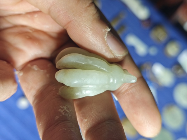 古玩玉器佛手瓜真品鑒賞圖