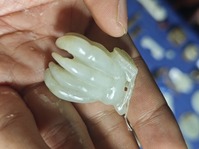 古玩玉器佛手瓜真品鑒賞圖