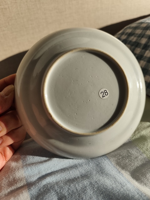 古玩陶瓷無雙譜廣彩盤真品鑒賞圖