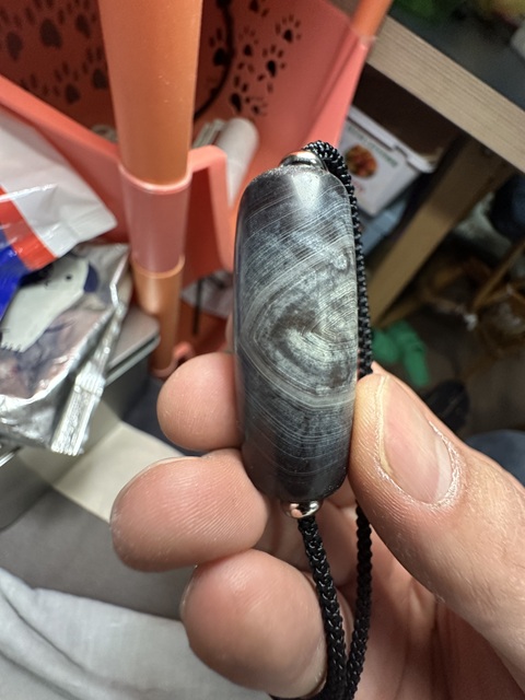 古玩玉器纏絲瑪瑙珠真品鑒賞圖