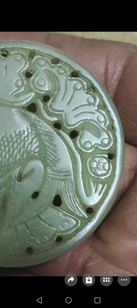 古玩玉器仿古玉片真品鑒賞圖