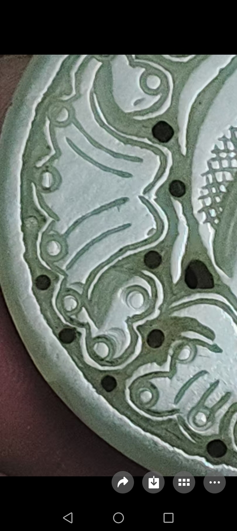 古玩玉器仿古玉片真品鑒賞圖