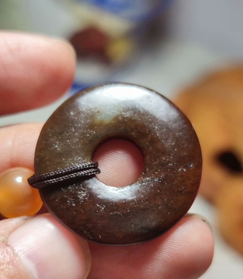 古玩玉器平安扣真品鑒賞圖