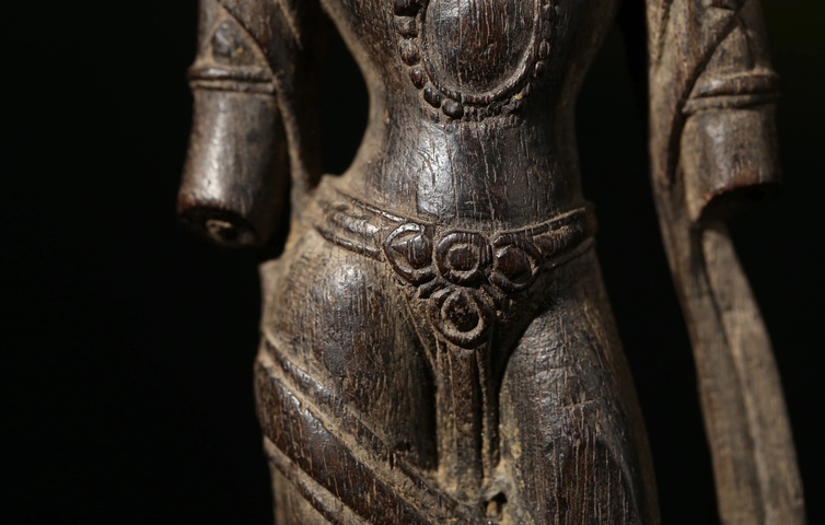 古玩雜項觀音立像真品鑒賞圖