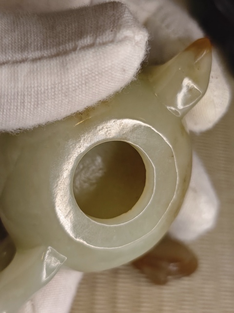 古玩玉器玉壺真品鑒賞圖