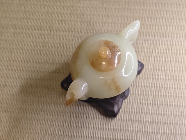 古玩玉器玉壺真品鑒賞圖