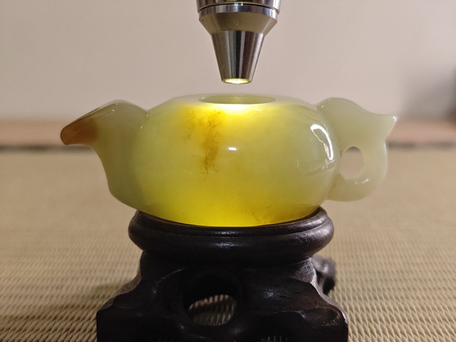 古玩玉器玉壺真品鑒賞圖