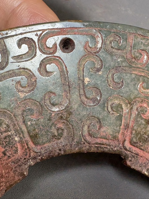 古玩玉器仿古做舊玉珩真品鑒賞圖