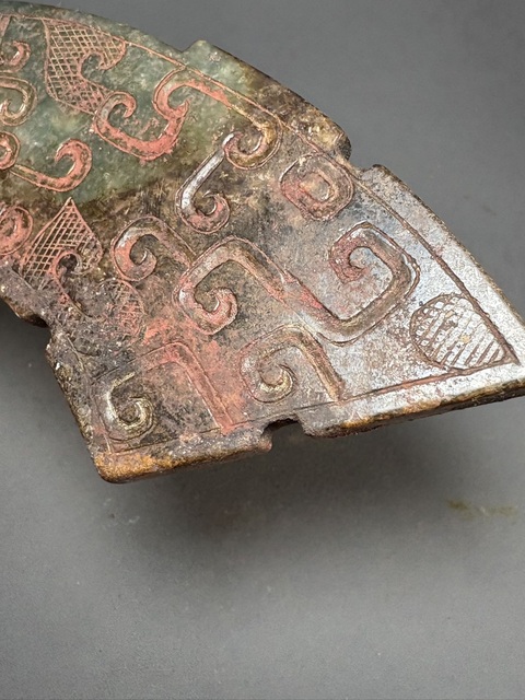 古玩玉器仿古做舊玉珩真品鑒賞圖