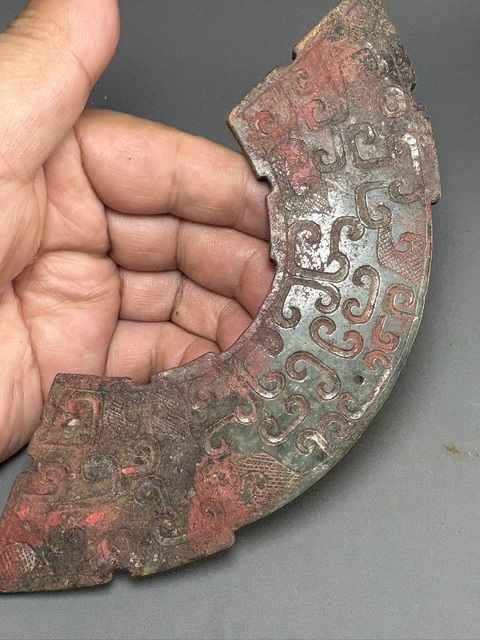 古玩玉器仿古做舊玉珩真品鑒賞圖