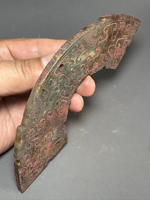 古玩玉器仿古做舊玉珩真品鑒賞圖