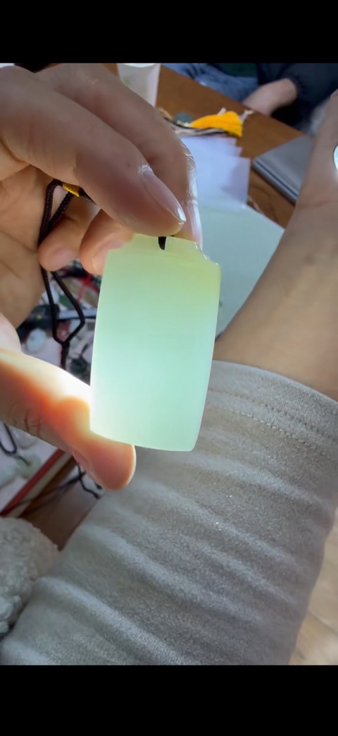 古玩玉器和田玉無事牌真品鑒賞圖