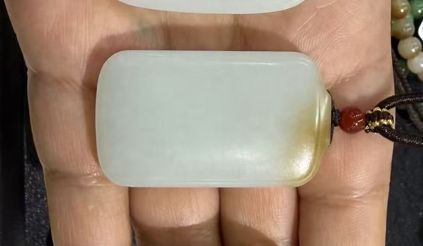 古玩玉器和田玉無事牌真品鑒賞圖