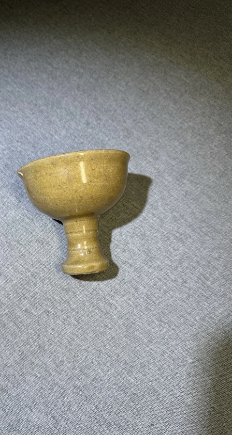 古玩陶瓷龍泉窯高足杯真品鑒賞圖